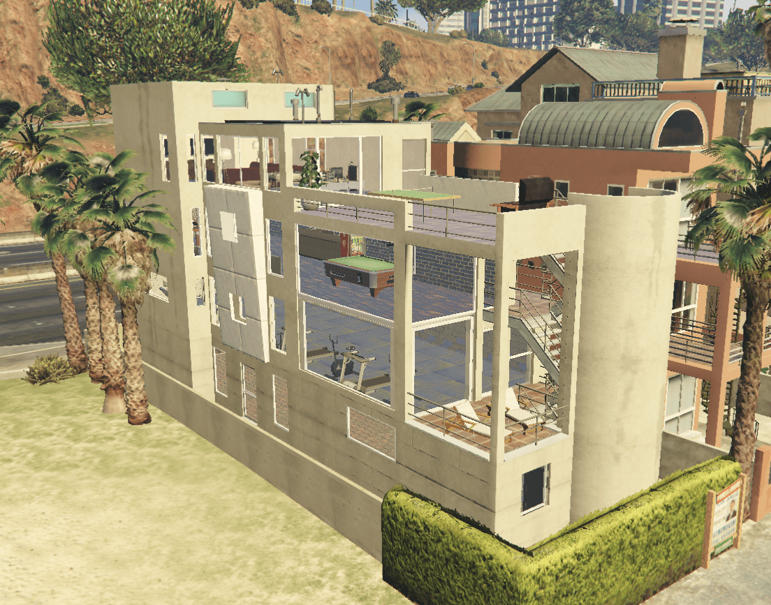 Beachfront Multi-Level House MLO (Garage, Gym, Bar, Penthouse)